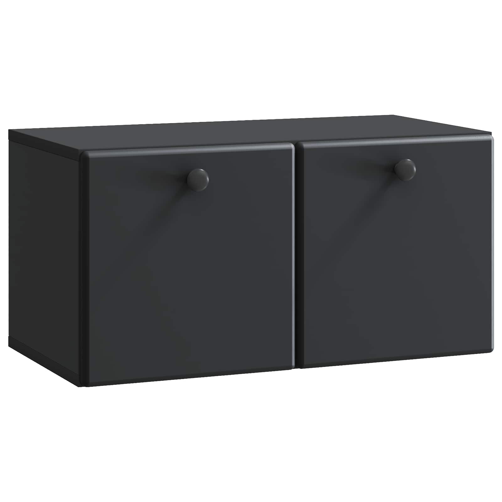 vidaXL Szafka RTV montowana na ścianie 59,5 x 31 x 30 cm Czarny