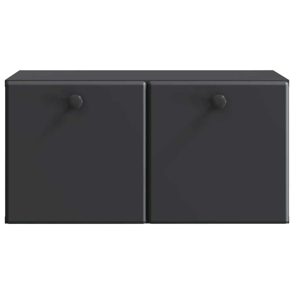 vidaXL Szafka RTV montowana na ścianie 59,5 x 31 x 30 cm Czarny