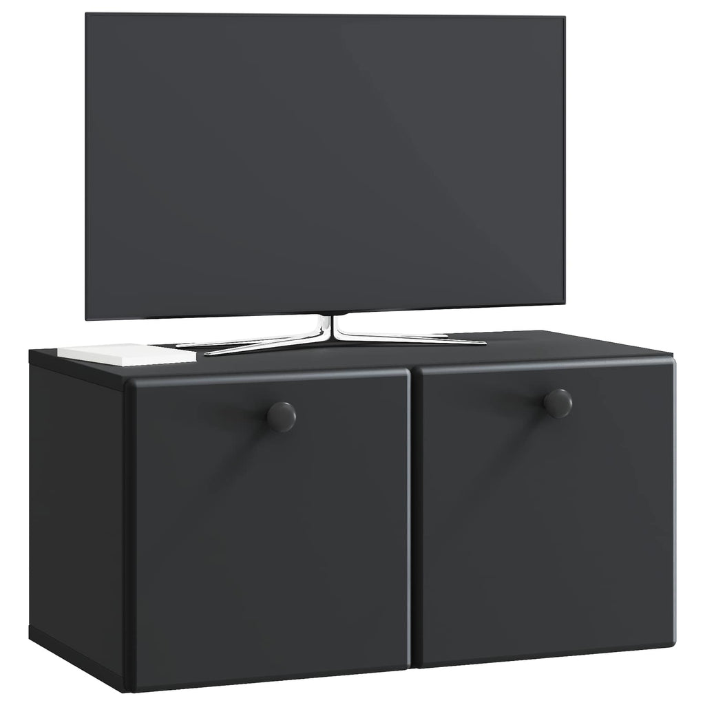 vidaXL Szafka RTV montowana na ścianie 59,5 x 31 x 30 cm Czarny