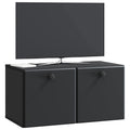 vidaXL Szafka RTV montowana na ścianie 59,5 x 31 x 30 cm Czarny