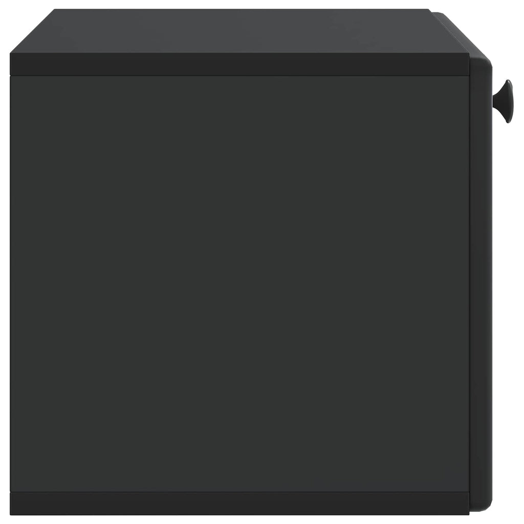 vidaXL Szafka RTV montowana na ścianie 59,5 x 31 x 30 cm Czarny