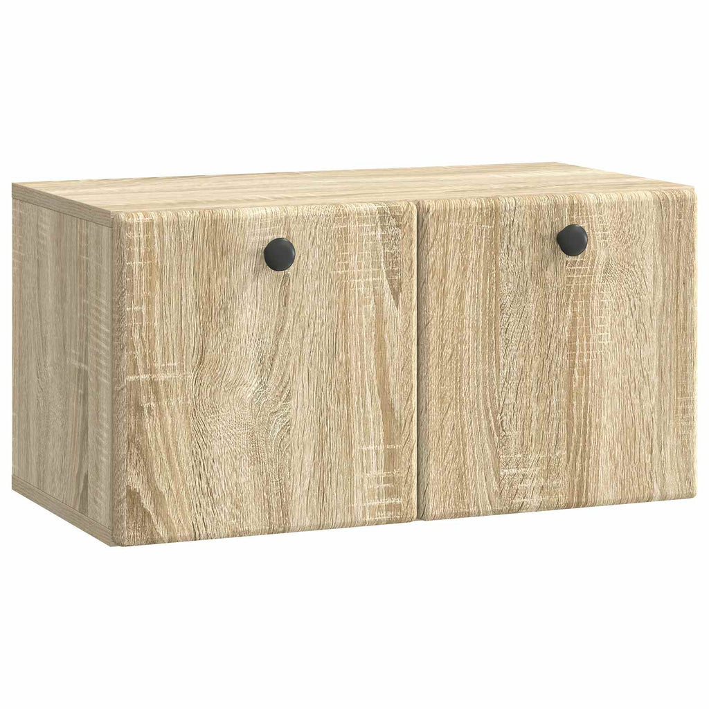 vidaXL Szafka RTV montowana na ścianie 59,5 x 31 x 30 cm dąb Sonoma