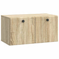 vidaXL Szafka RTV montowana na ścianie 59,5 x 31 x 30 cm dąb Sonoma