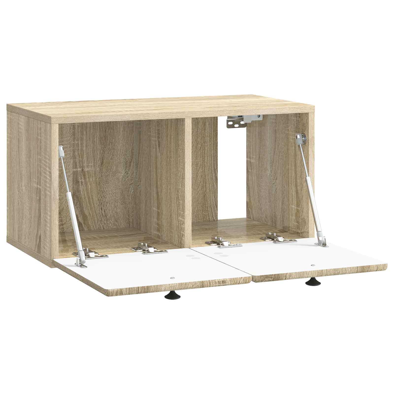 vidaXL Szafka RTV montowana na ścianie 59,5 x 31 x 30 cm dąb Sonoma