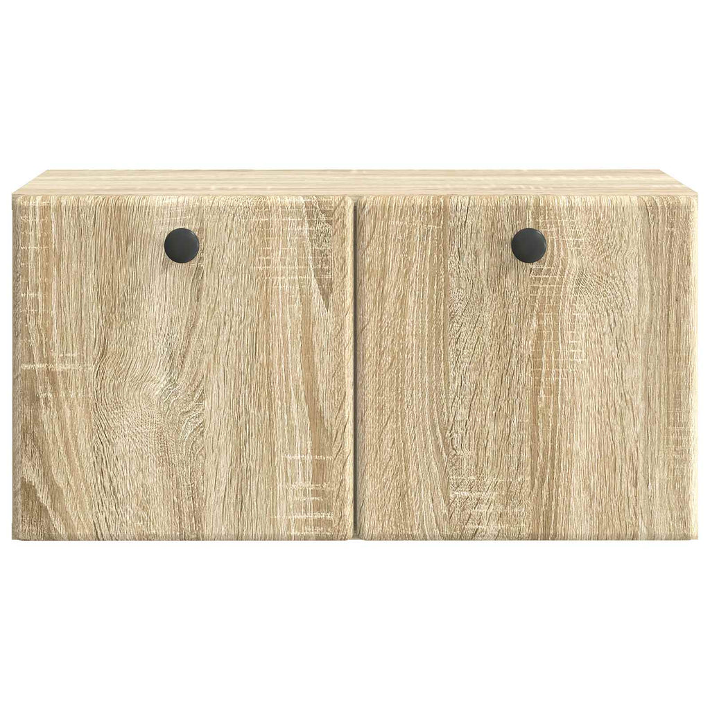 vidaXL Szafka RTV montowana na ścianie 59,5 x 31 x 30 cm dąb Sonoma