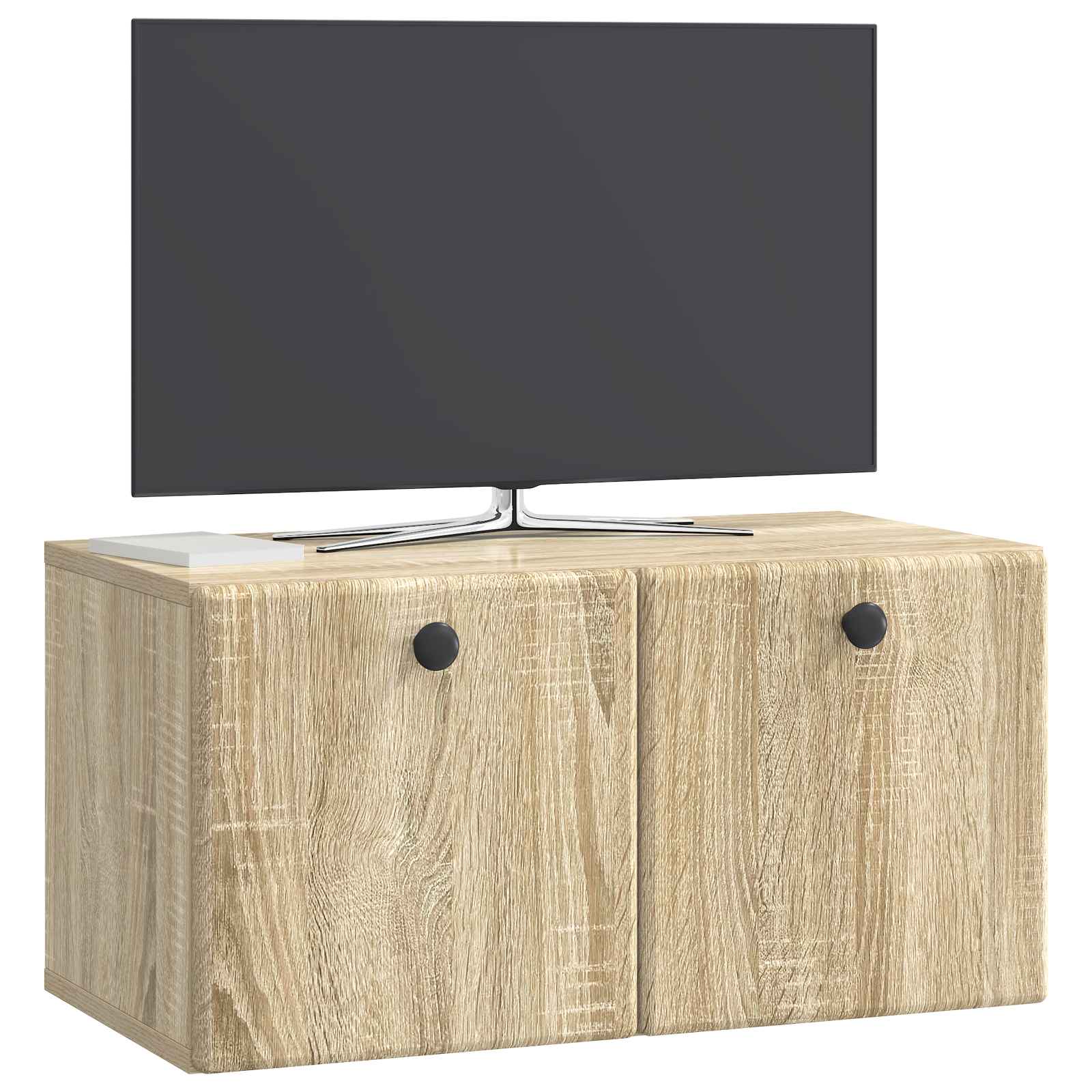 vidaXL Szafka RTV montowana na ścianie 59,5 x 31 x 30 cm dąb Sonoma