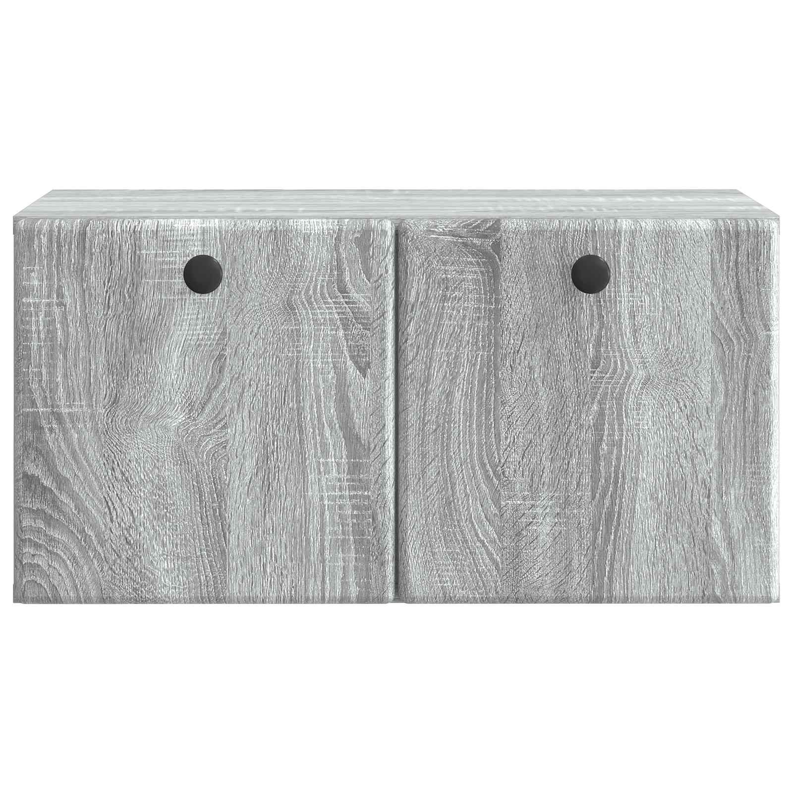 vidaXL Szafka RTV montowana na ścianie 59,5 x 31 x 30 cm Szary Sonoma