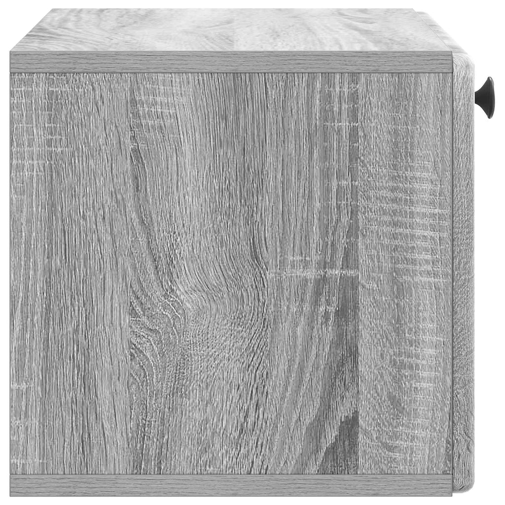 vidaXL Szafka RTV montowana na ścianie 59,5 x 31 x 30 cm Szary Sonoma