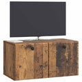 vidaXL Szafka RTV montowana na ścianie 59,5 x 31 x 30 cm Stare drewno