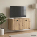 vidaXL Szafka RTV montowana na ścianie 59,5 x 31 x 30 cm Dąb artisan