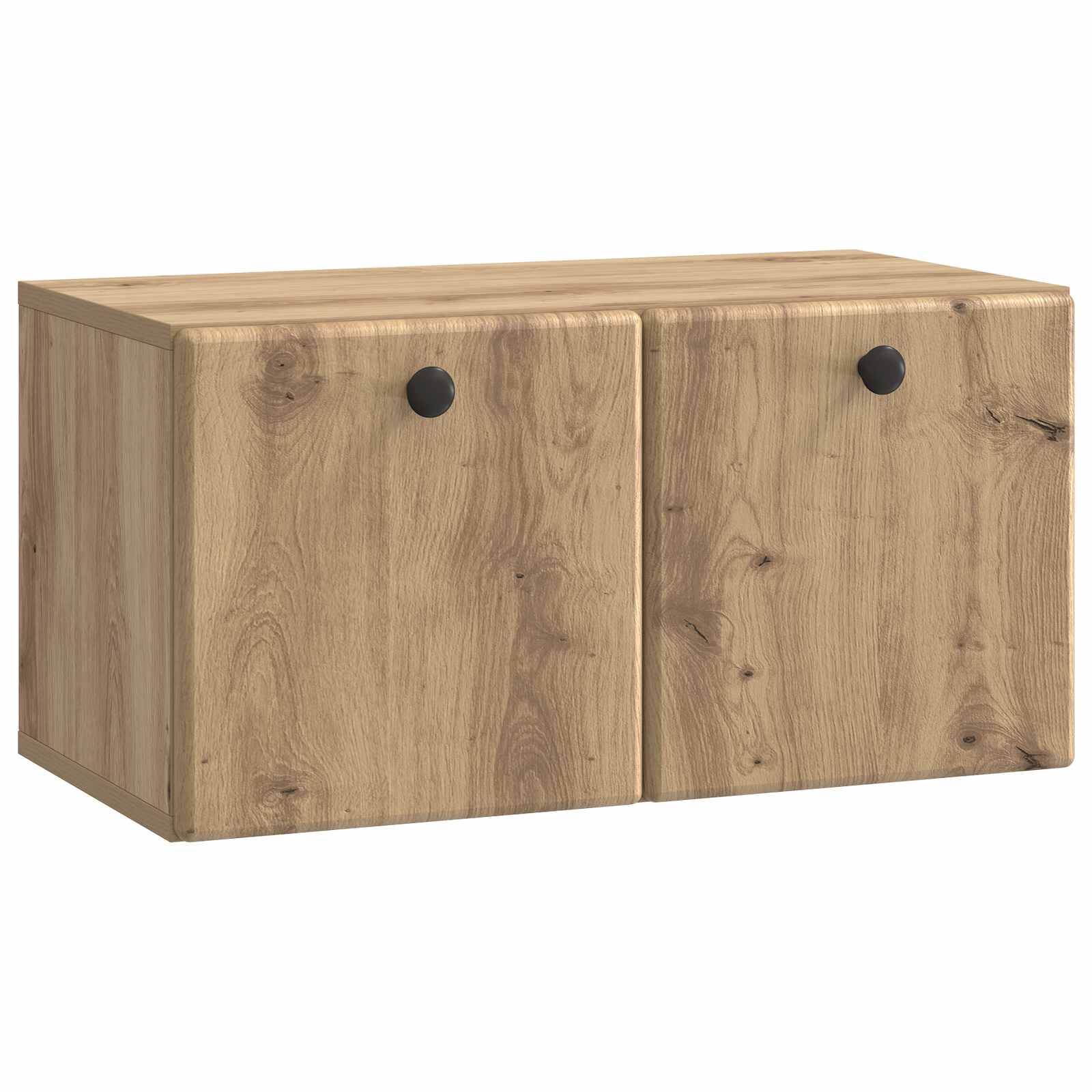 vidaXL Szafka RTV montowana na ścianie 59,5 x 31 x 30 cm Dąb artisan