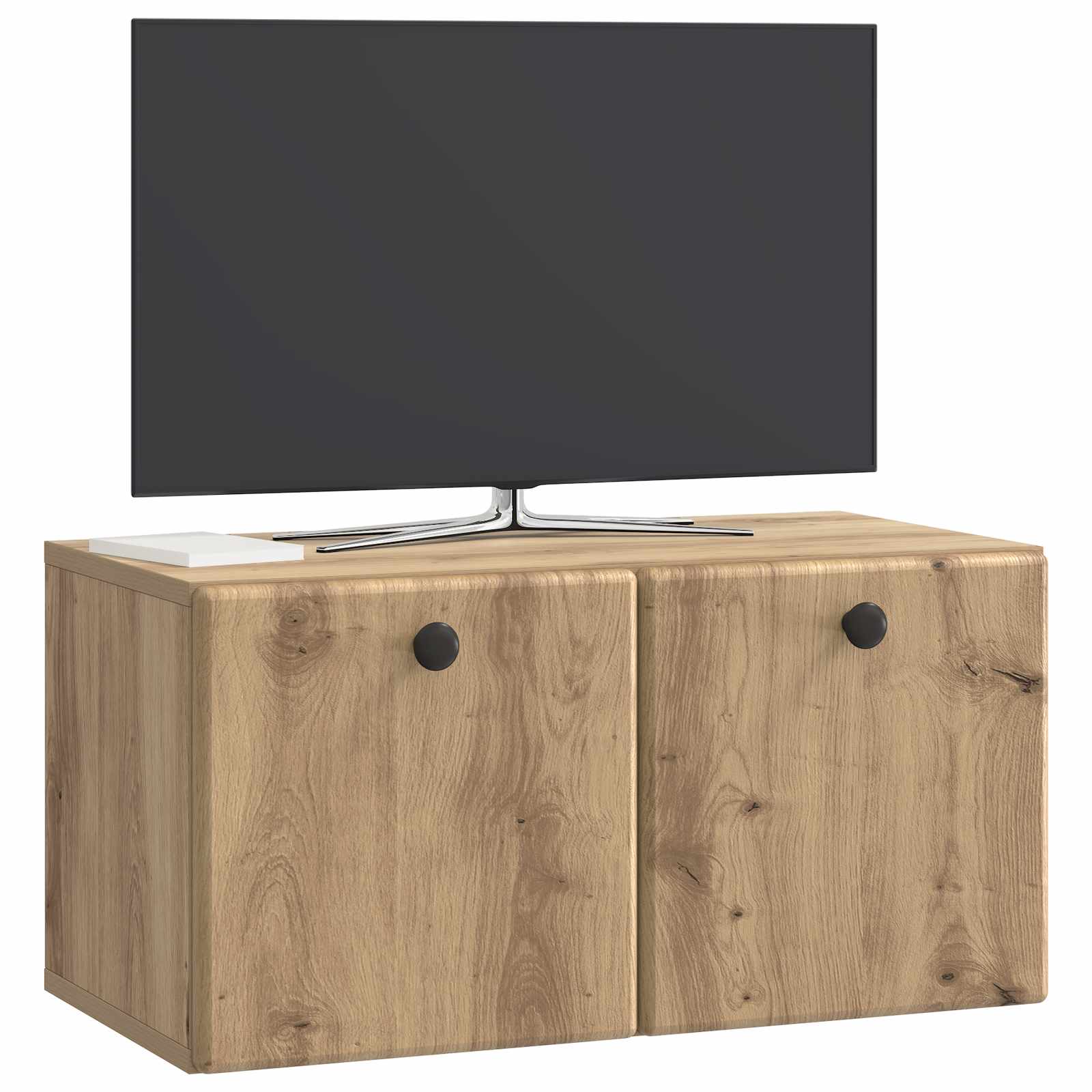vidaXL Szafka RTV montowana na ścianie 59,5 x 31 x 30 cm Dąb artisan