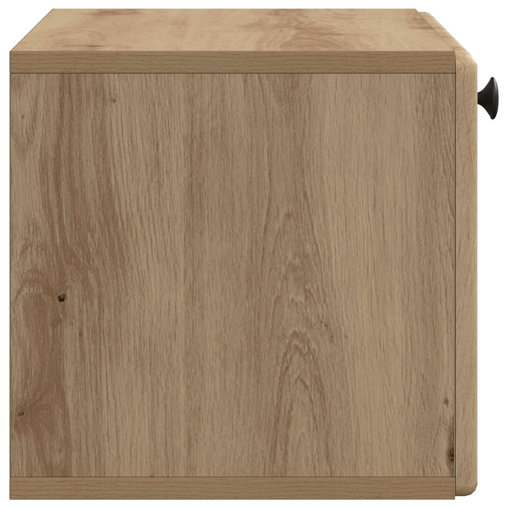 vidaXL Szafka RTV montowana na ścianie 59,5 x 31 x 30 cm Dąb artisan
