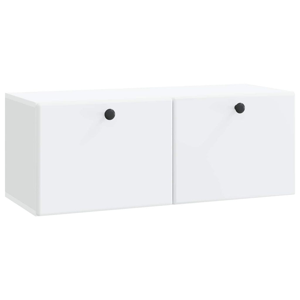 vidaXL Szafka RTV montowana na ścianie 78,5 x 31 x 30 cm Biały