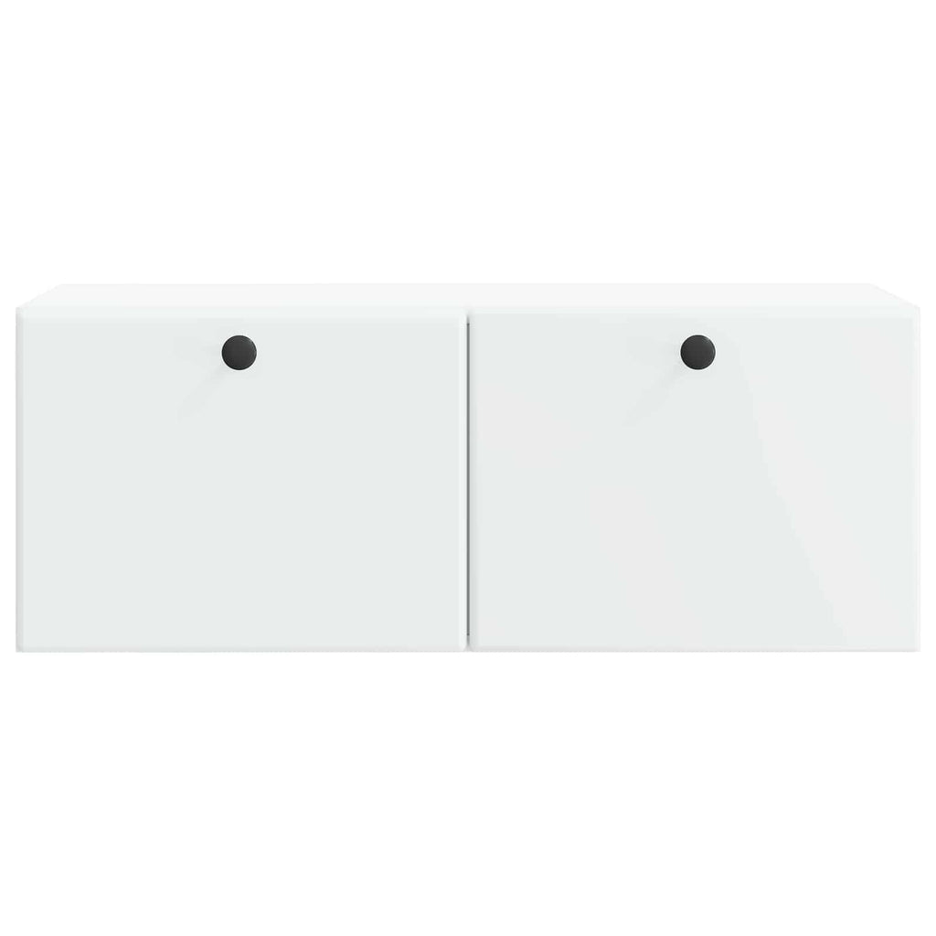 vidaXL Szafka RTV montowana na ścianie 78,5 x 31 x 30 cm Biały