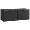 vidaXL Szafka RTV montowana na ścianie 78,5 x 31 x 30 cm Czarny