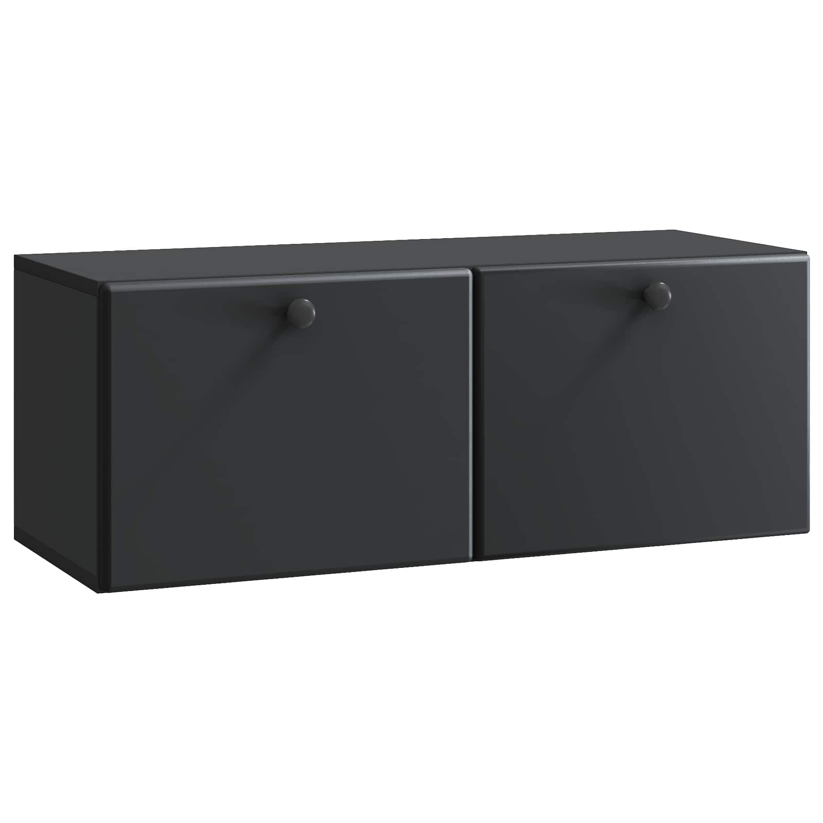 vidaXL Szafka RTV montowana na ścianie 78,5 x 31 x 30 cm Czarny