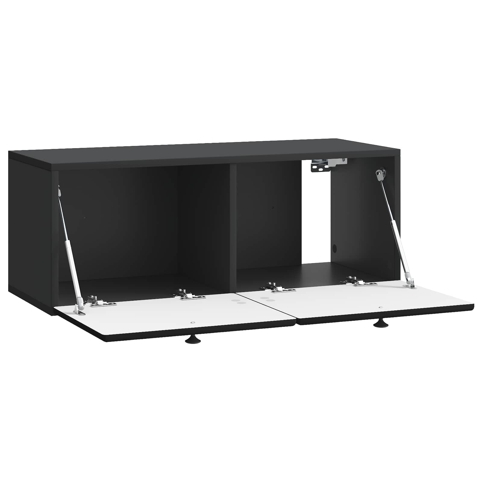 vidaXL Szafka RTV montowana na ścianie 78,5 x 31 x 30 cm Czarny