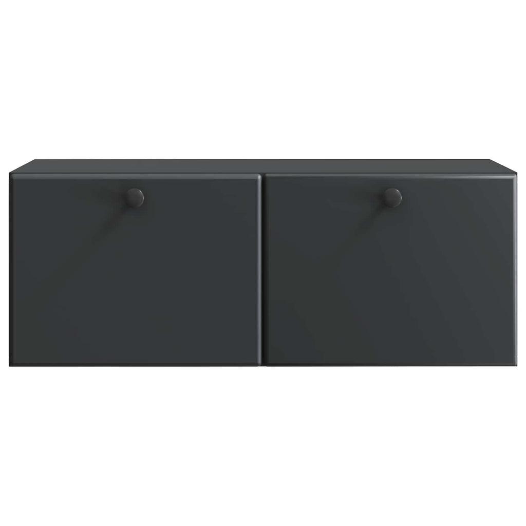 vidaXL Szafka RTV montowana na ścianie 78,5 x 31 x 30 cm Czarny
