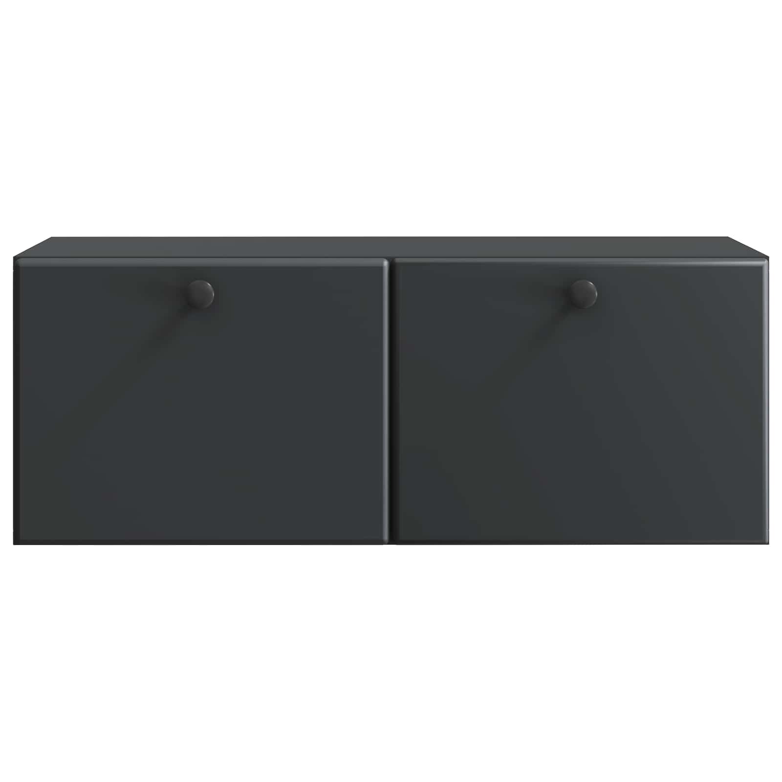 vidaXL Szafka RTV montowana na ścianie 78,5 x 31 x 30 cm Czarny