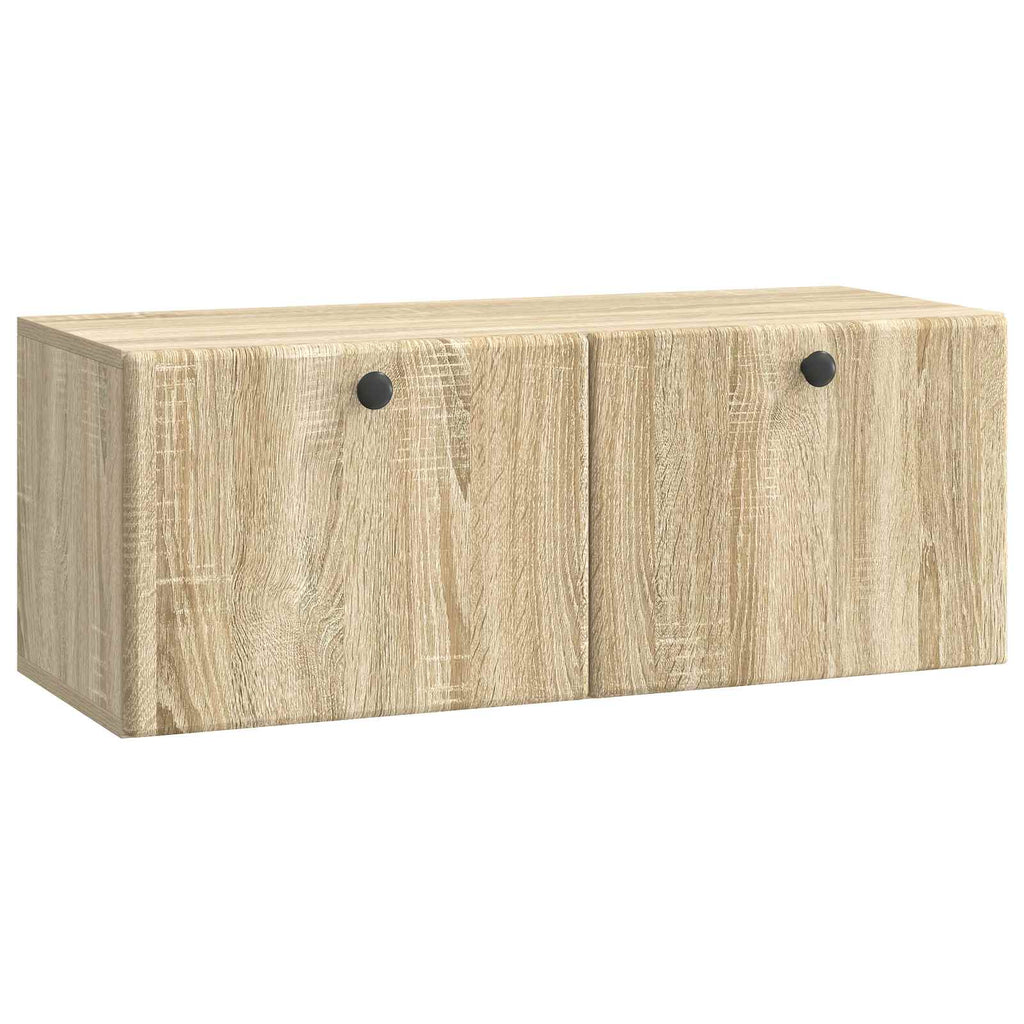 vidaXL Szafka RTV montowana na ścianie 78,5 x 31 x 30 cm dąb Sonoma