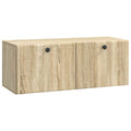 vidaXL Szafka RTV montowana na ścianie 78,5 x 31 x 30 cm dąb Sonoma