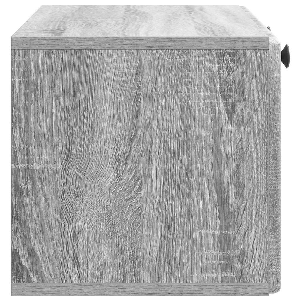 vidaXL Szafka RTV montowana na ścianie 78,5 x 31 x 30 cm Szary Sonoma