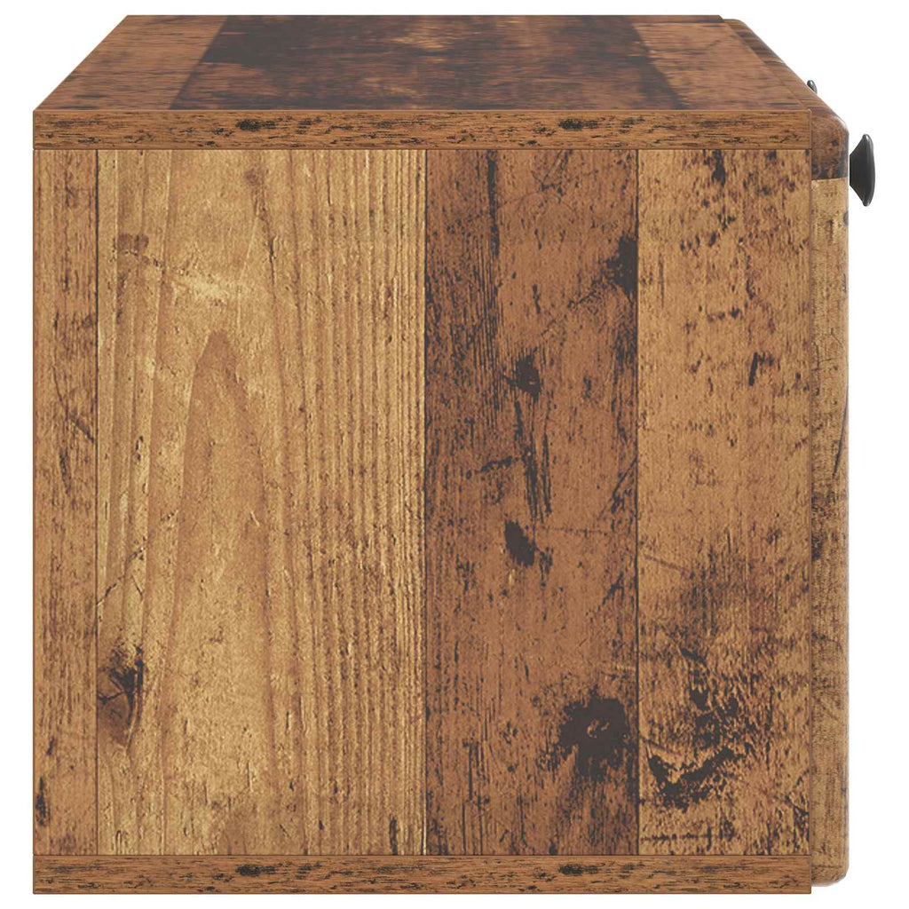 vidaXL Szafka RTV montowana na ścianie 78,5 x 31 x 30 cm Stare drewno