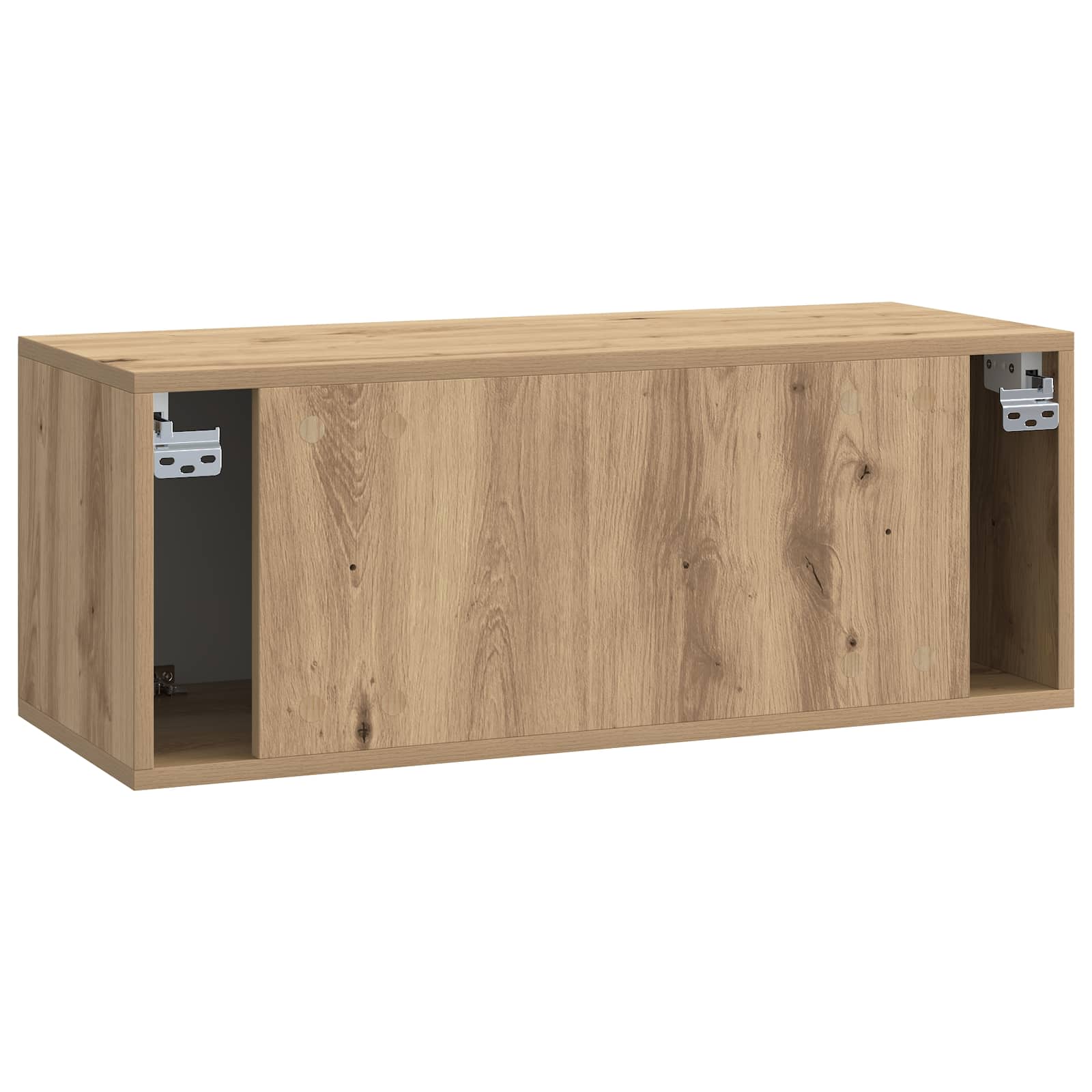 vidaXL Szafka RTV montowana na ścianie 78,5 x 31 x 30 cm Dąb artisan