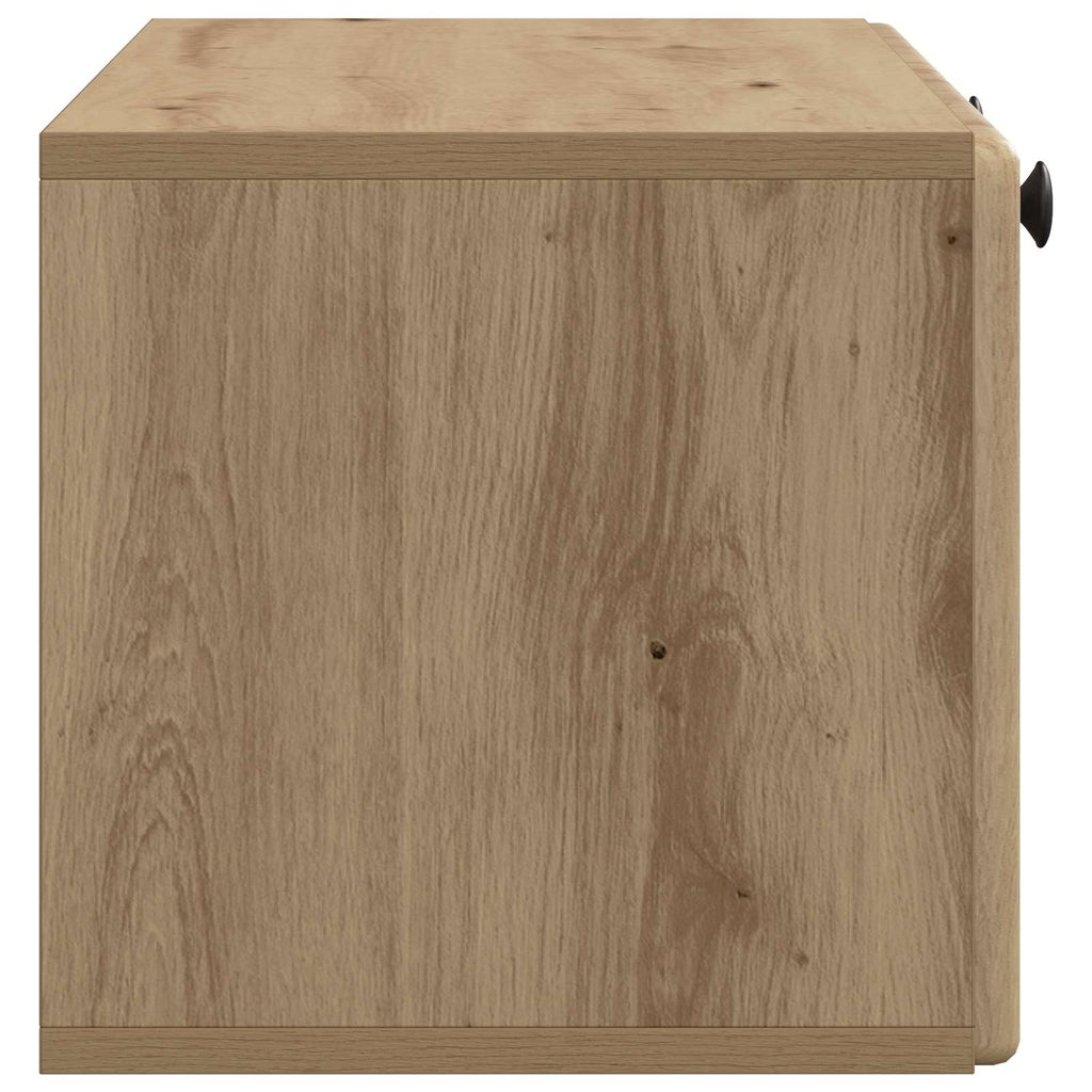 vidaXL Szafka RTV montowana na ścianie 78,5 x 31 x 30 cm Dąb artisan