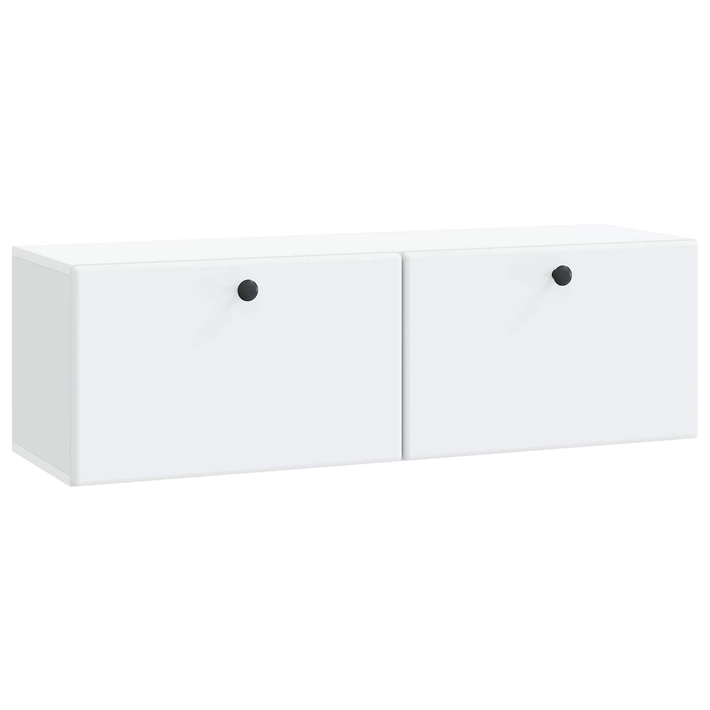 vidaXL Szafka RTV montowana na ścianie 98 x 31 x 30 cm Biały