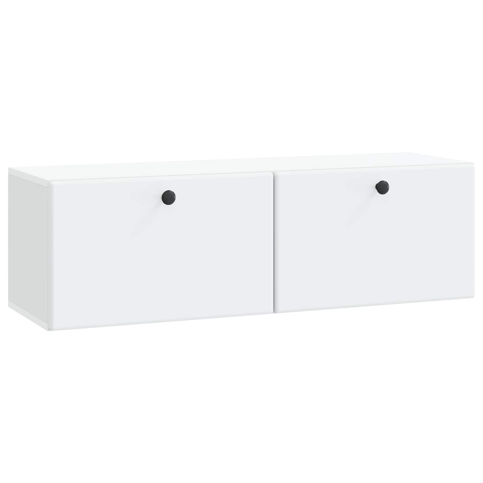 vidaXL Szafka RTV montowana na ścianie 98 x 31 x 30 cm Biały
