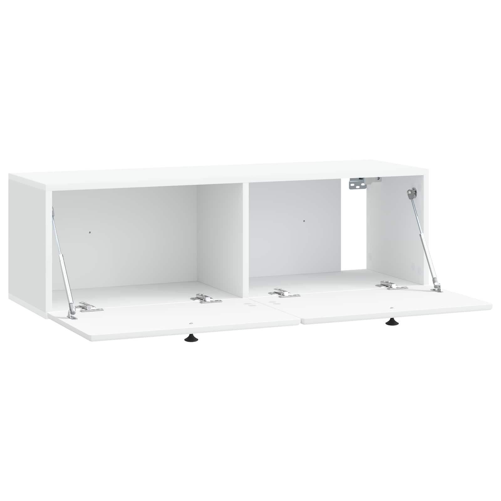 vidaXL Szafka RTV montowana na ścianie 98 x 31 x 30 cm Biały