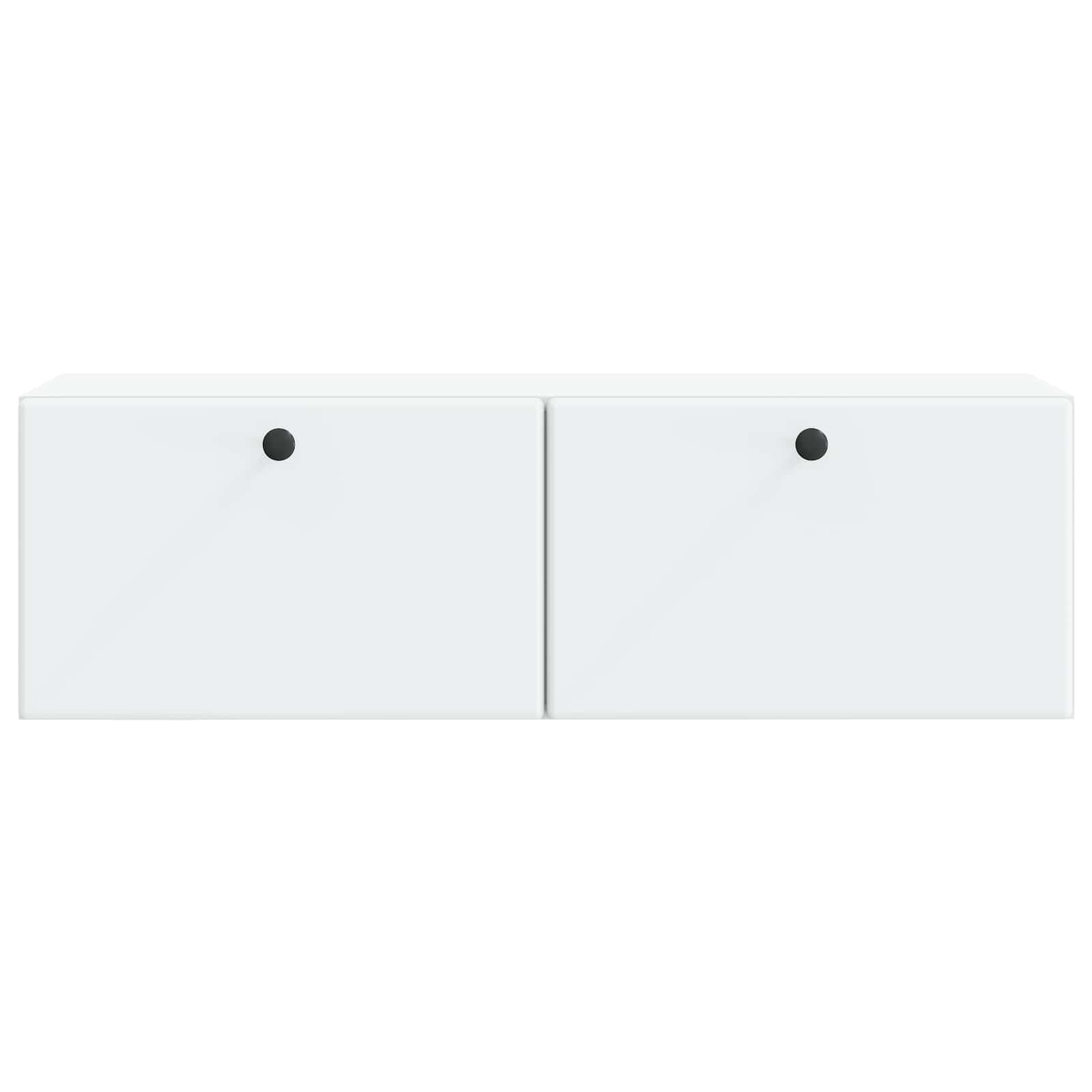 vidaXL Szafka RTV montowana na ścianie 98 x 31 x 30 cm Biały
