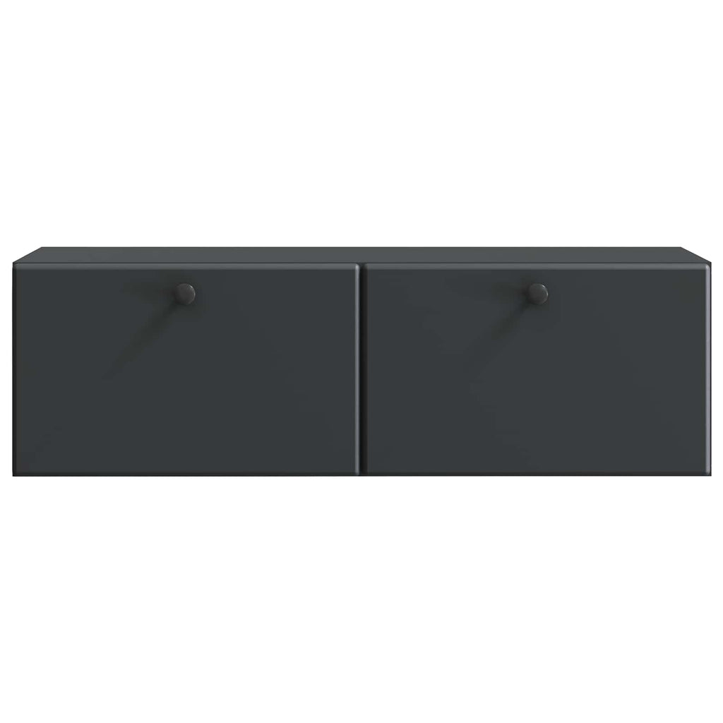 vidaXL Szafka RTV montowana na ścianie 98 x 31 x 30 cm Czarny