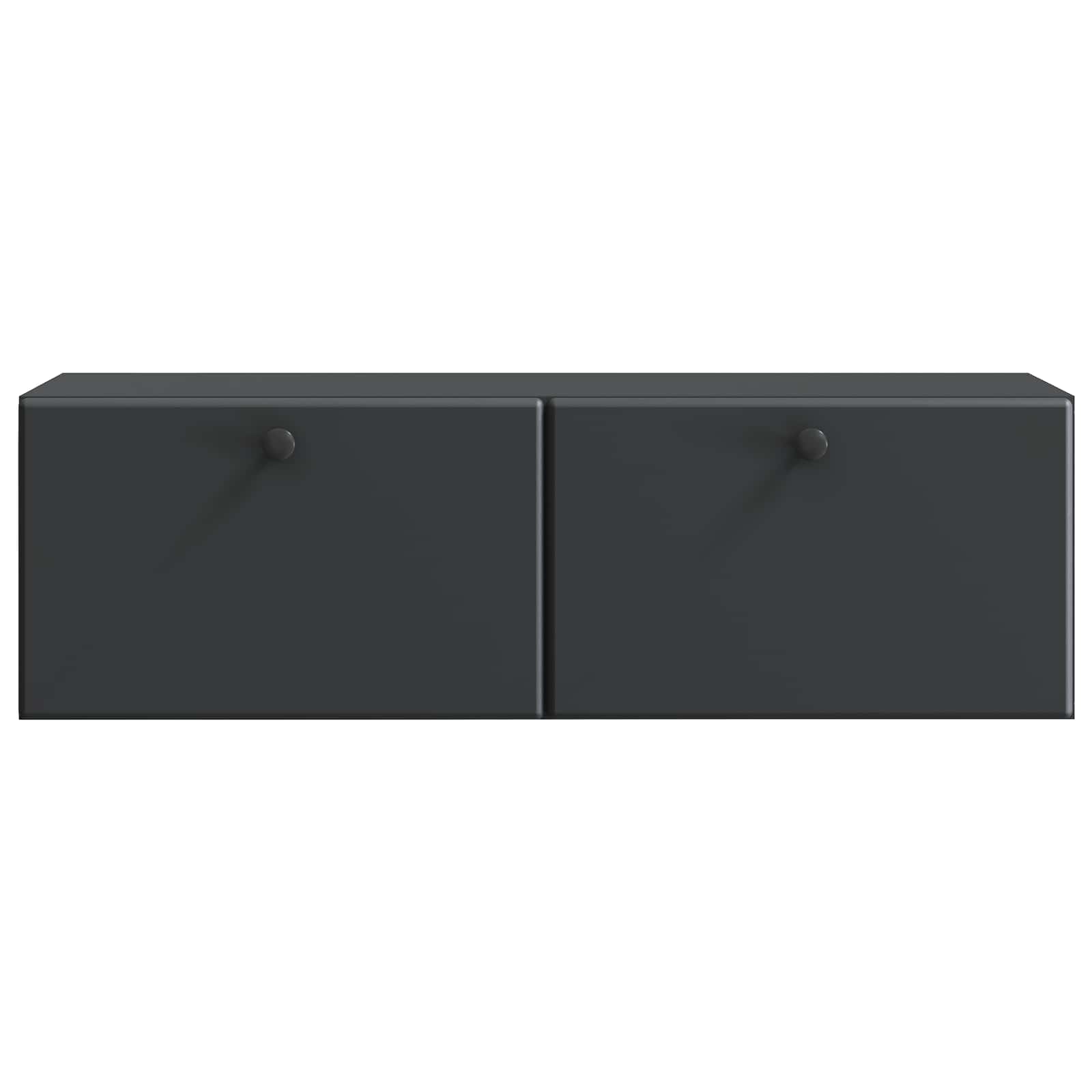 vidaXL Szafka RTV montowana na ścianie 98 x 31 x 30 cm Czarny