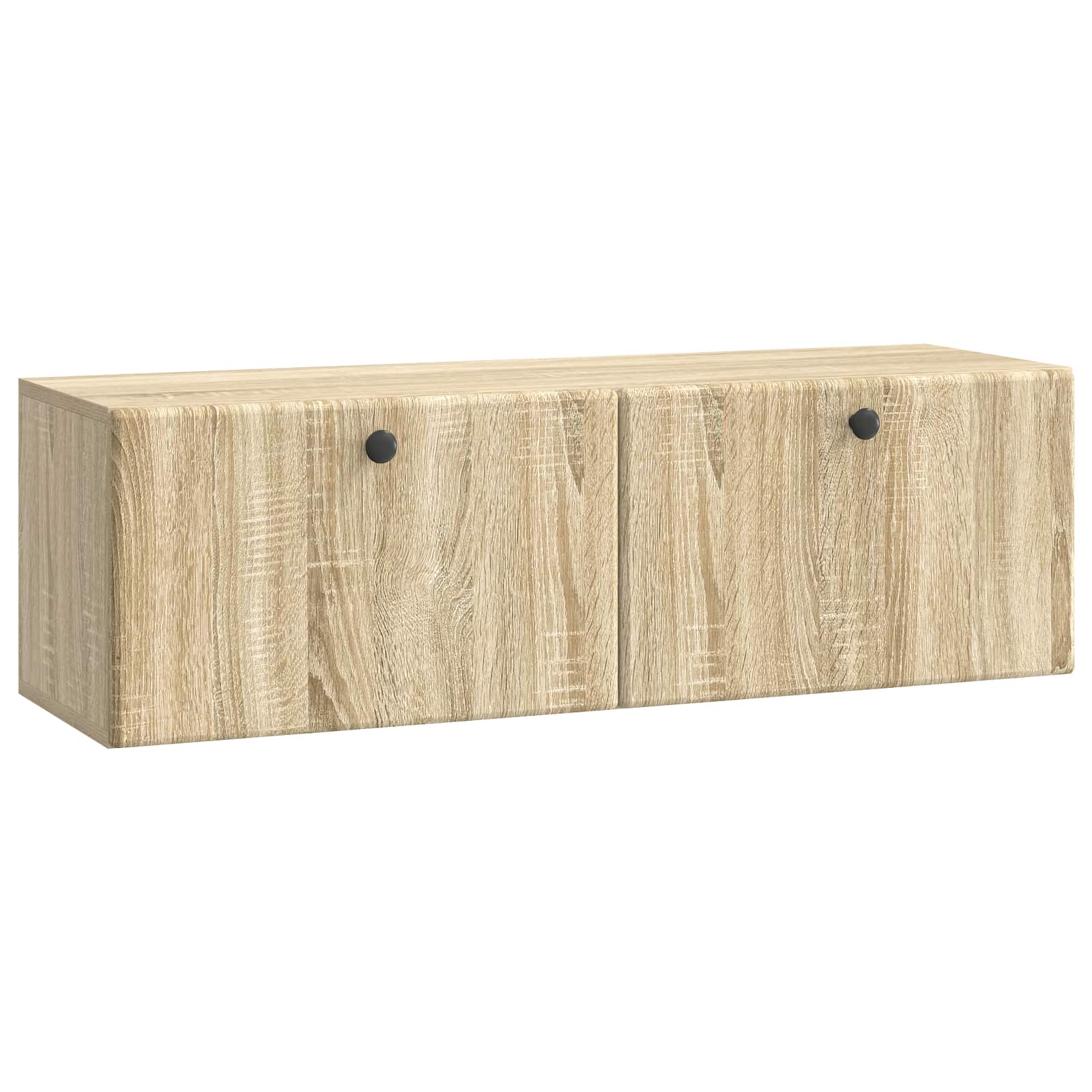vidaXL Szafka RTV montowana na ścianie 98 x 31 x 30 cm dąb Sonoma