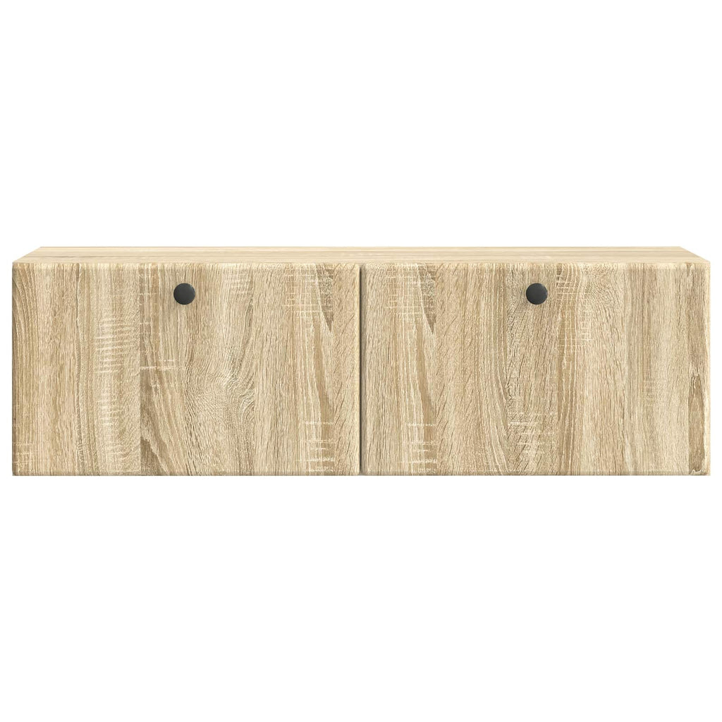 vidaXL Szafka RTV montowana na ścianie 98 x 31 x 30 cm dąb Sonoma