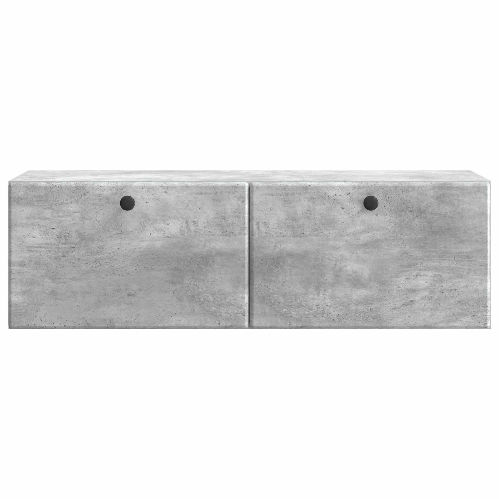 vidaXL Szafka RTV montowana na ścianie 98 x 31 x 30 cm Betonowy szary
