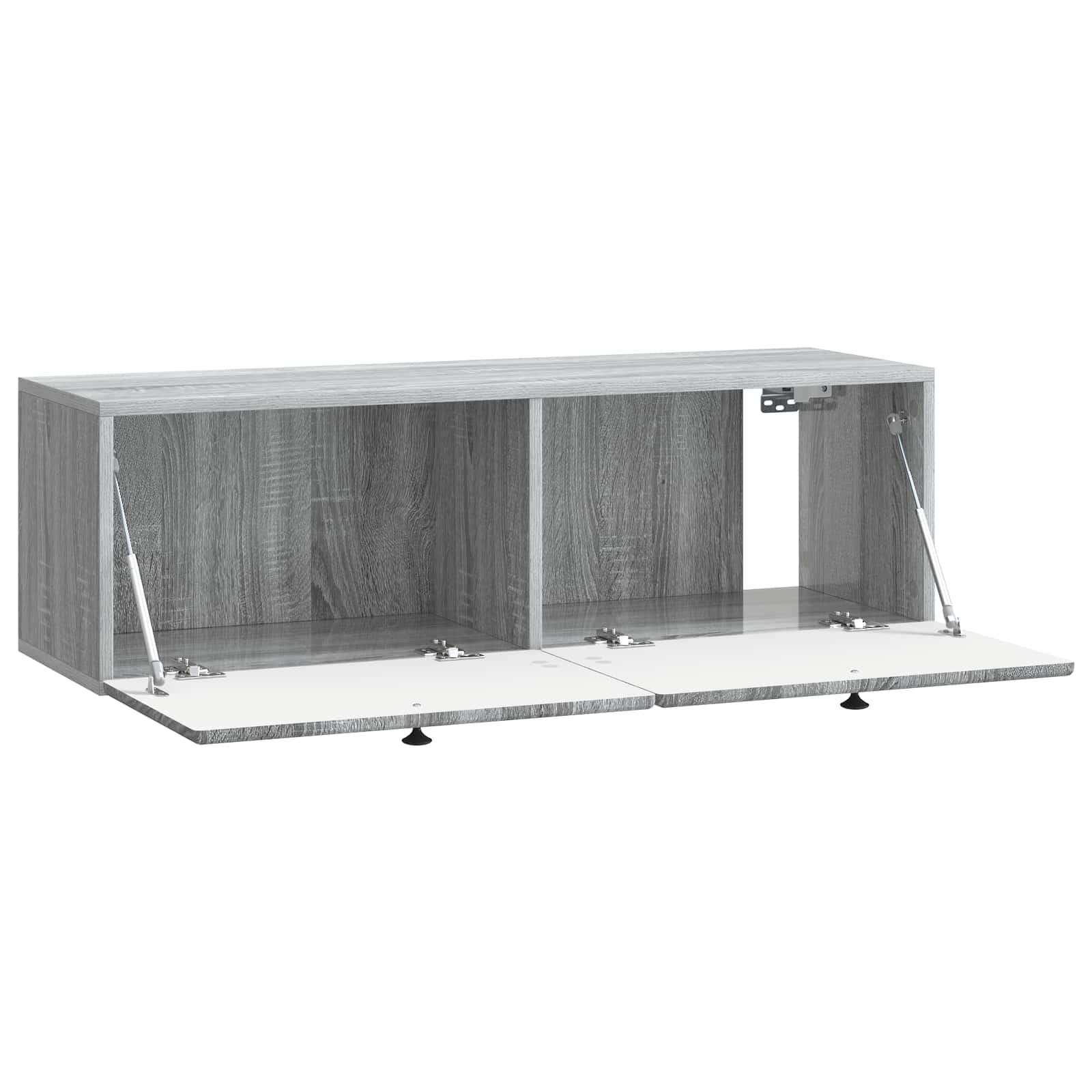 vidaXL Szafka RTV montowana na ścianie 98 x 31 x 30 cm Szary Sonoma