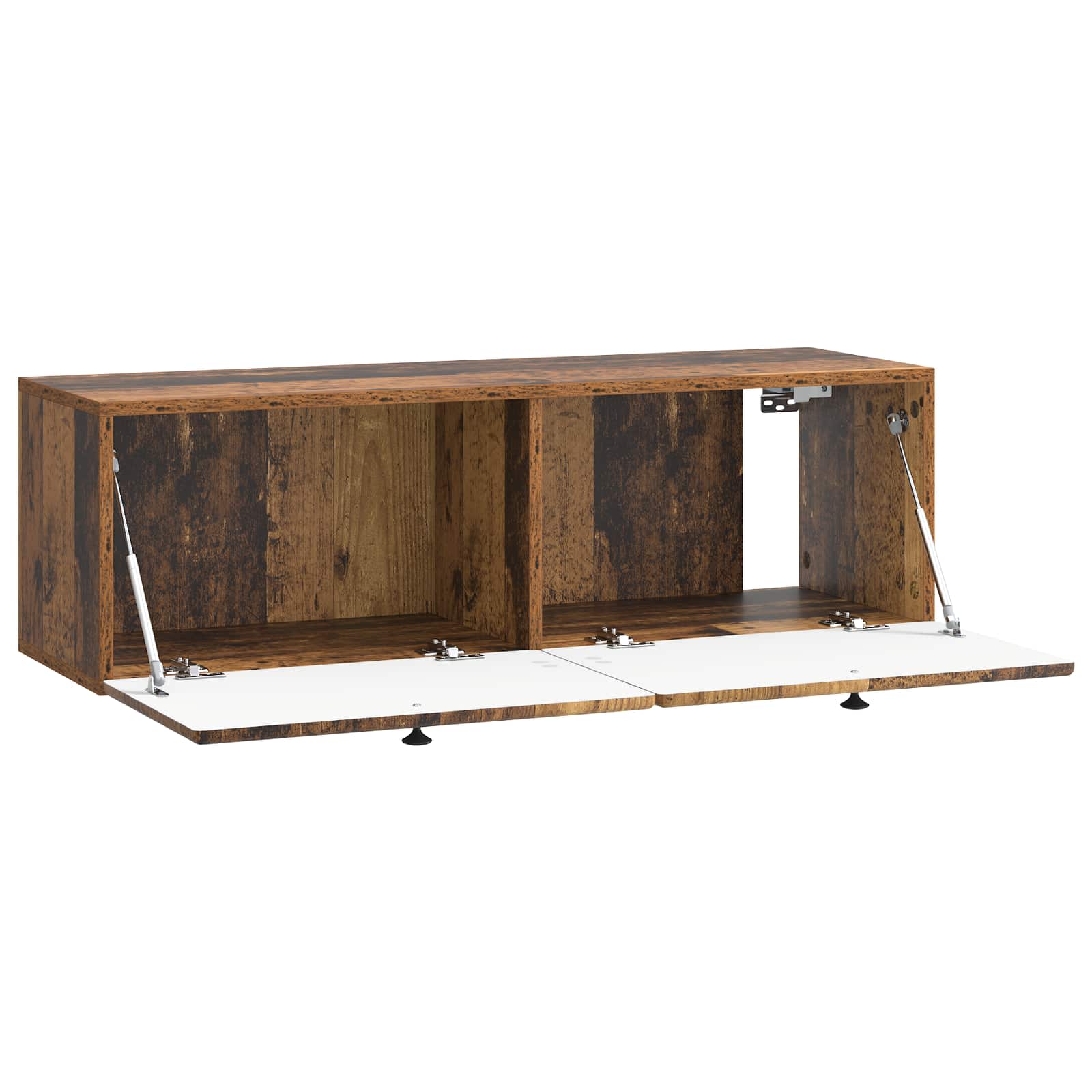 vidaXL Szafka RTV montowana na ścianie 98 x 31 x 30 cm Stare drewno