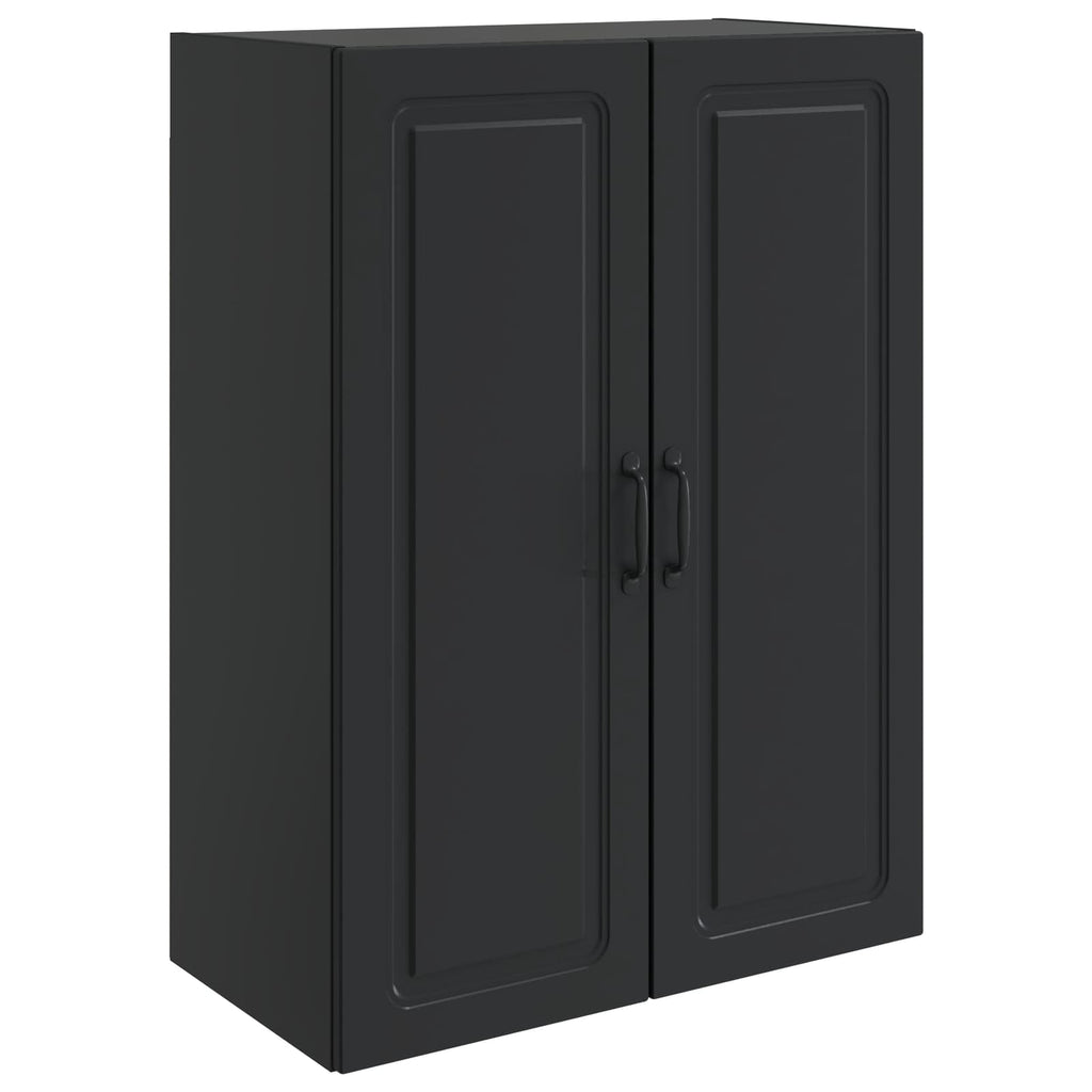 vidaXL Szafka ścienna 66 x 34,5 x 90 cm Drewno inżynieryjne Czarny