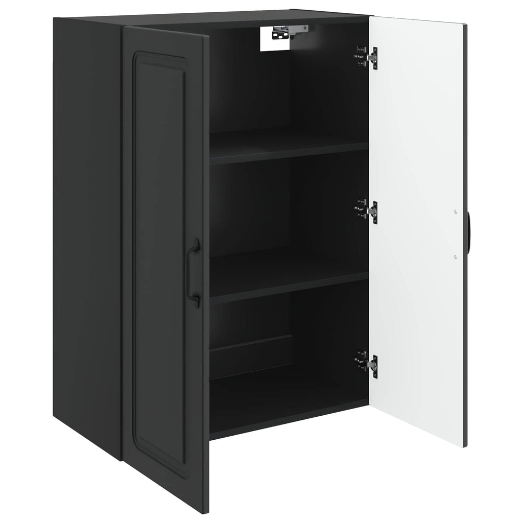vidaXL Szafka ścienna 66 x 34,5 x 90 cm Drewno inżynieryjne Czarny