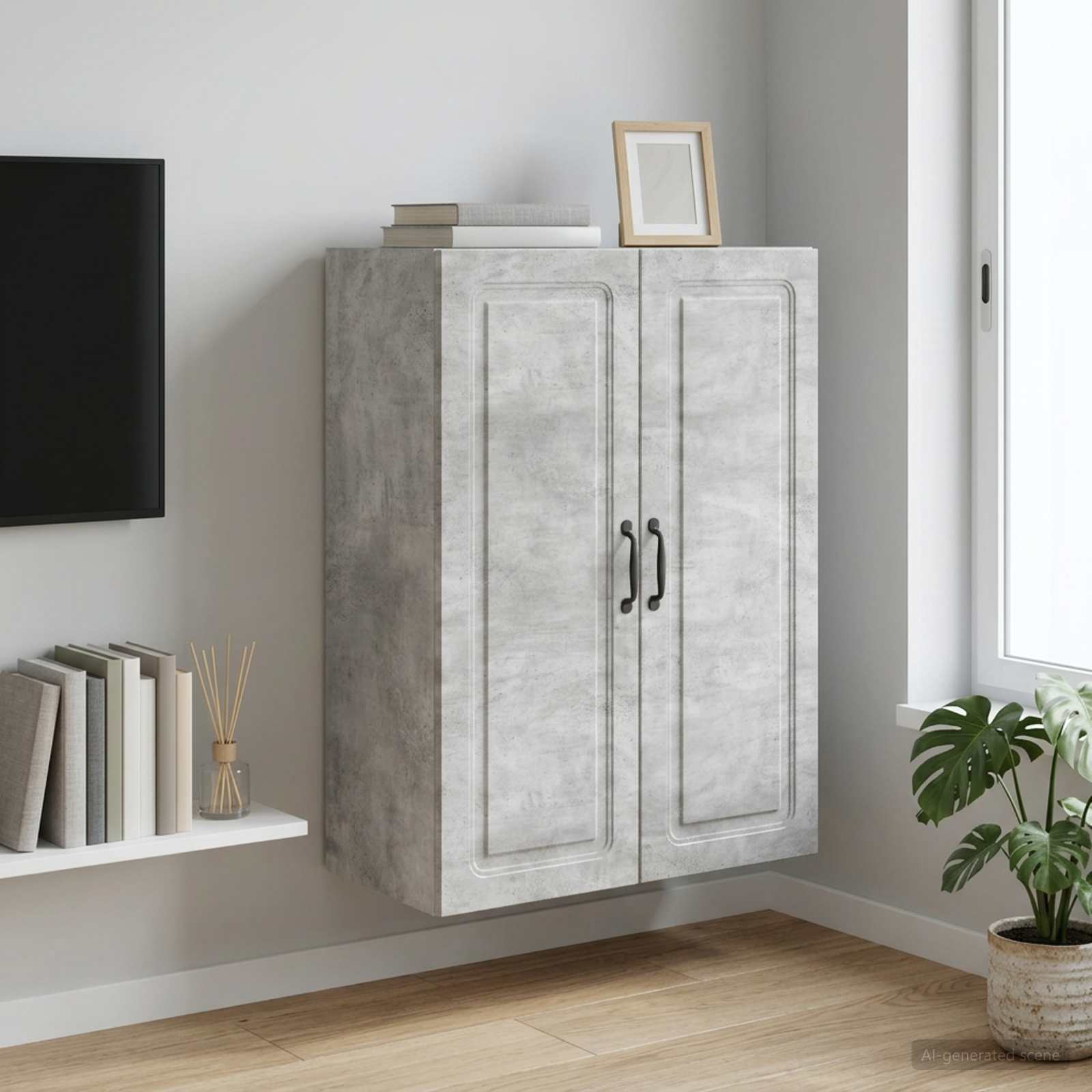vidaXL Szafka ścienna 66 x 34,5 x 90 cm Drewno inżynieryjne
