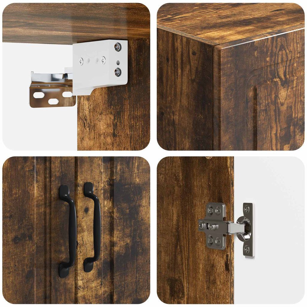 vidaXL Szafka ścienna 66 x 34,5 x 90 cm Drewno inżynieryjne