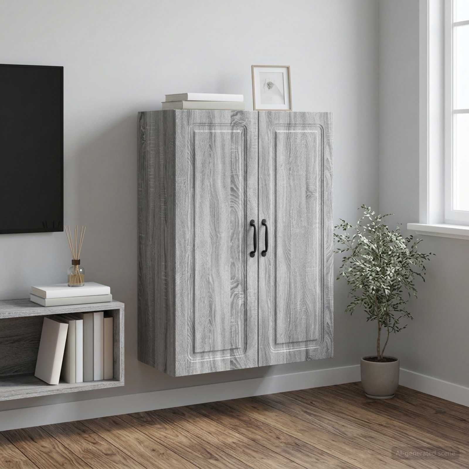vidaXL Szafka ścienna 66 x 34,5 x 90 cm Drewno inżynieryjne