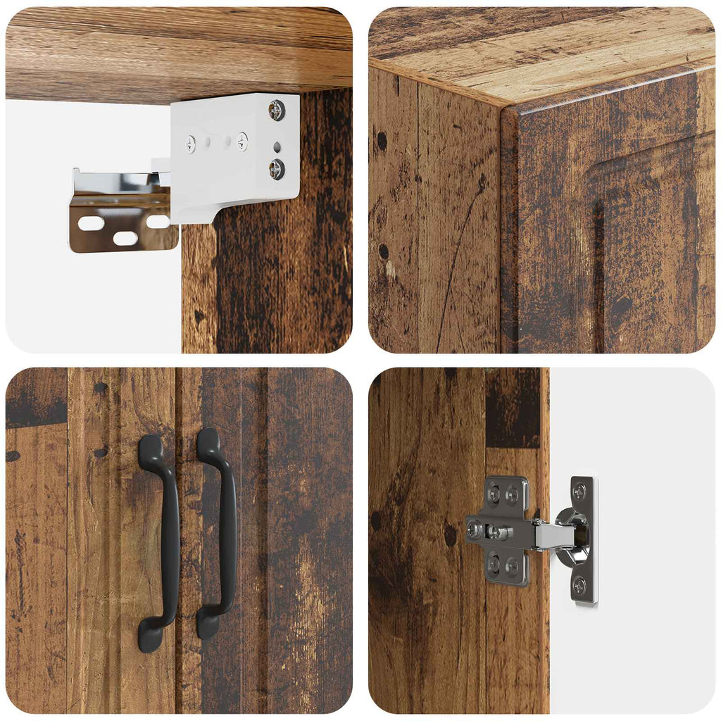 vidaXL Szafka ścienna 66 x 34,5 x 90 cm Drewno inżynieryjne