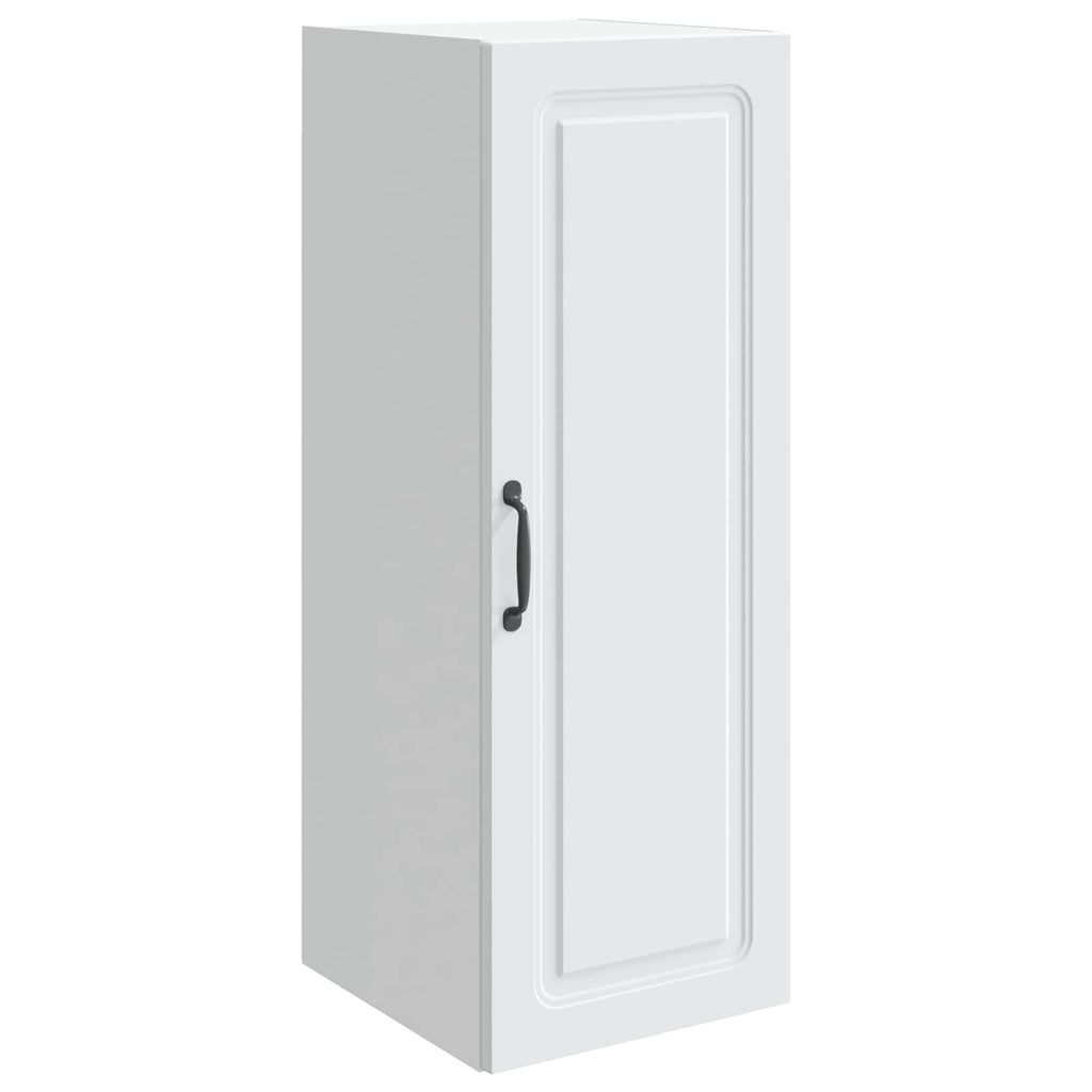 vidaXL Szafka ścienna 33 x 34,5 x 90 cm Drewno inżynieryjne Biały