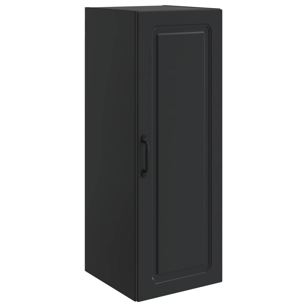 vidaXL Szafka ścienna 33 x 34,5 x 90 cm Drewno inżynieryjne Czarny