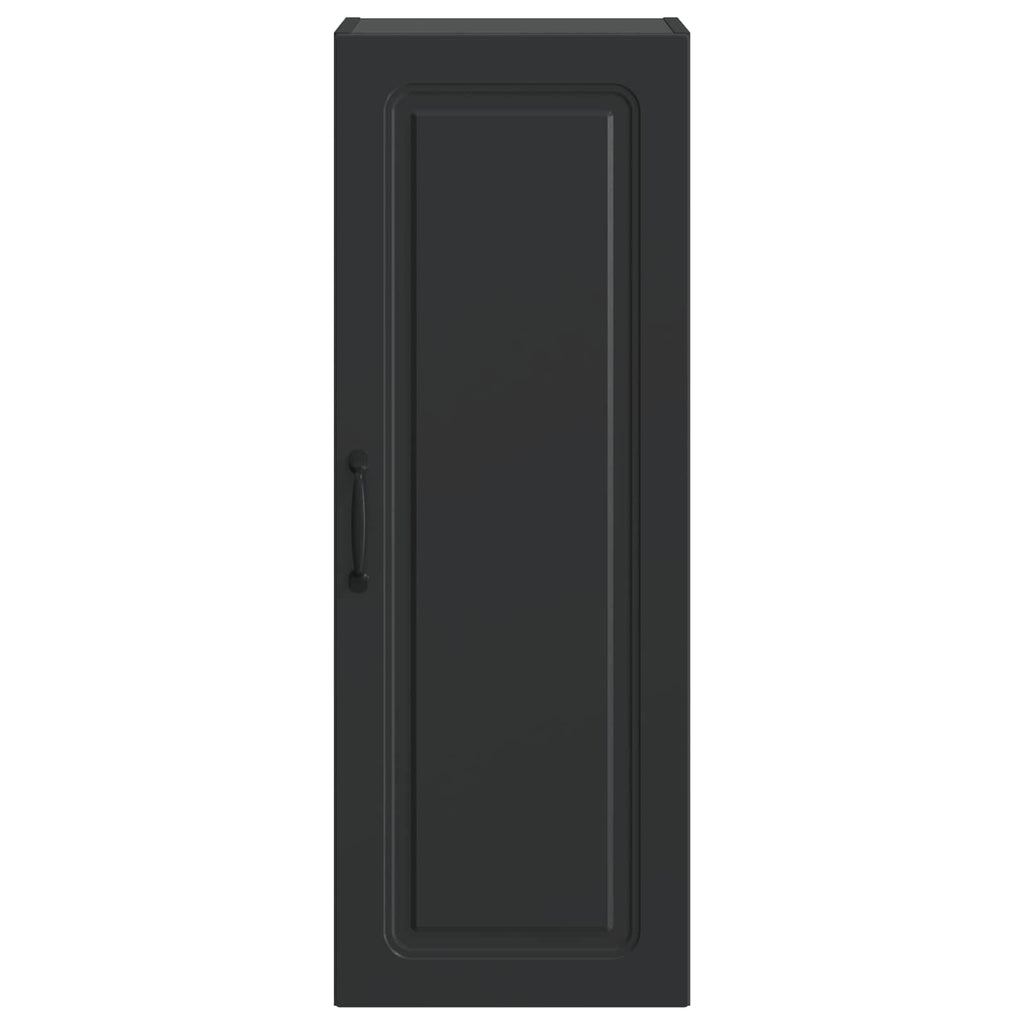vidaXL Szafka ścienna 33 x 34,5 x 90 cm Drewno inżynieryjne Czarny